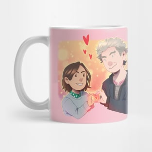 Whouffaldi heart Mug